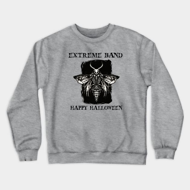 extreme band. happy halloween Crewneck Sweatshirt by aliencok